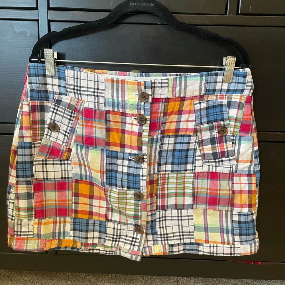 Cute J. Crew madras mini